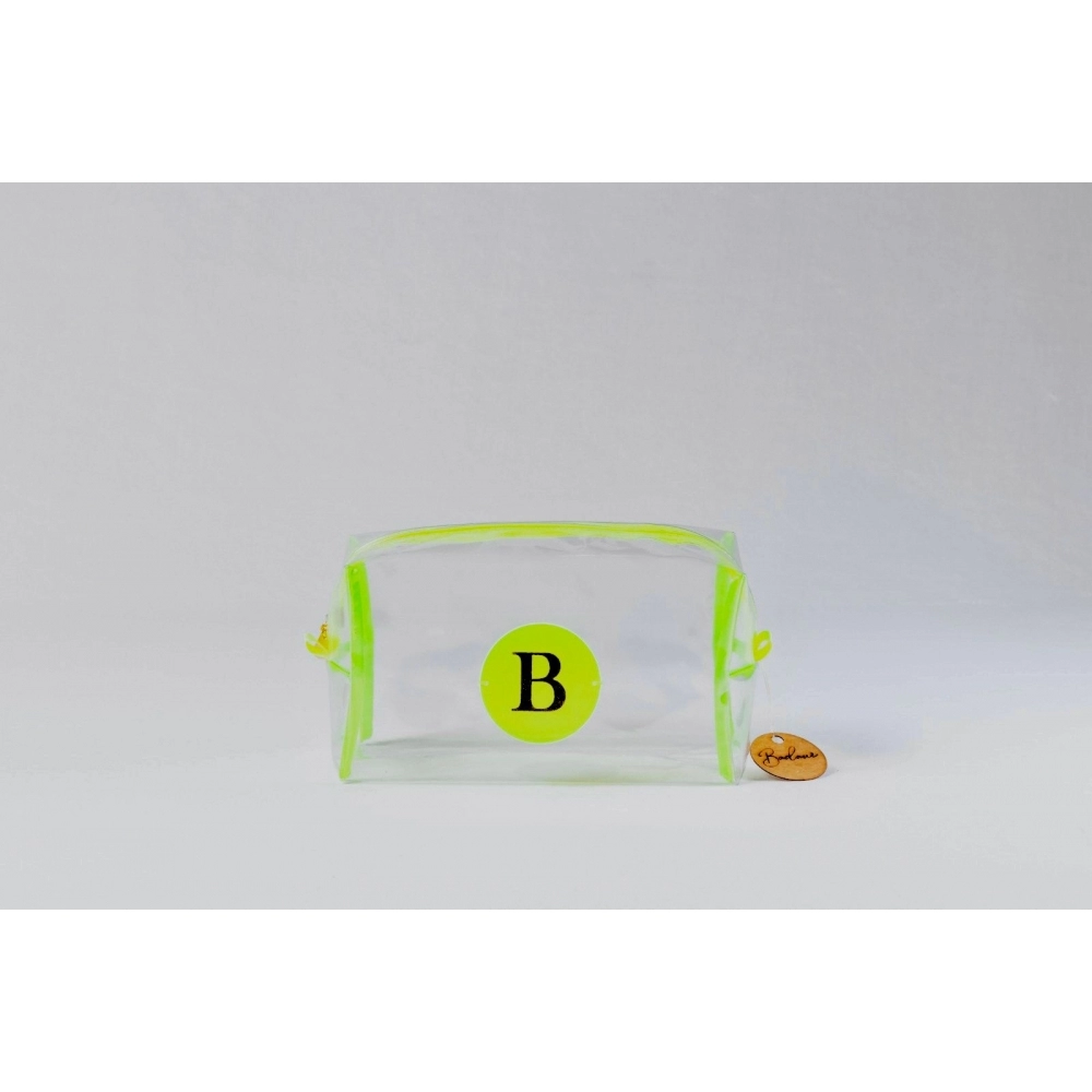Necessaire Transparente - Verde