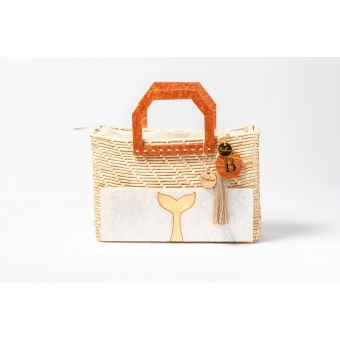 Bolsa de Palha Praia - Quadrada