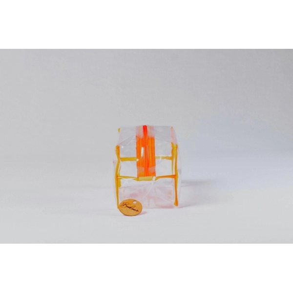 Necessaire Transparente - Laranja