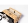 Bolsa Clutch Flor - Preto com Madrepérola Claro