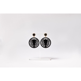 Brinco folha RM - Preto