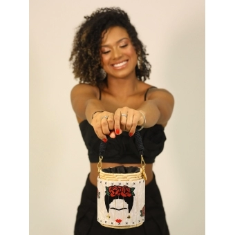 Bolsa de Palha Luna - Frida Kahlo