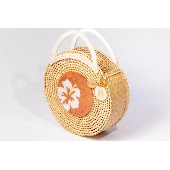 Bolsa de Palha Praia Flor