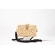Bolsa Clutch Palha Indonésia - Preto