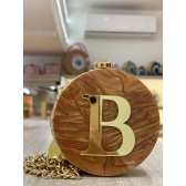 MICRO BAG - PERSONALIZADA - Madrepérola marrom