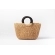 Bolsa de Palha G - Preta com a Palha Escura