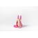 Bolsa de Palha P - Pink com a Palha Clara