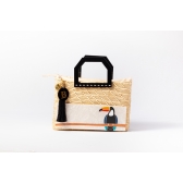 Bolsa de Palha Praia - Quadrada - Tucano