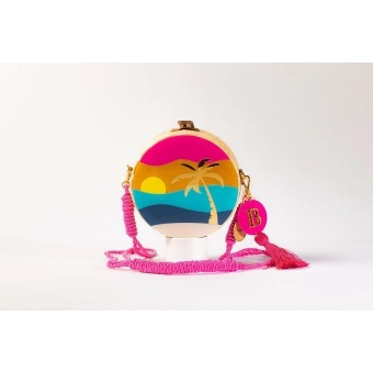 Bolsa de Palha Paisagem Tradicional - Redonda P