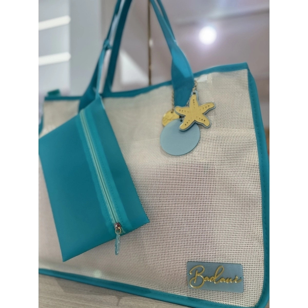 Bolsa beach plástico - Verde