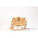 Bolsa Clutch Cavalo Marinho - Madrepérola Marrom com Claro