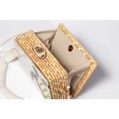 Bolsa Clutch Tartaruga - Madrepérola Claro com Verde