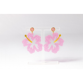 Brinco Flor - G - Glitter