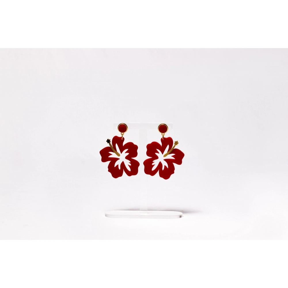 BRINCO FLOR - M - Vermelho