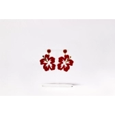 BRINCO FLOR - M - Vermelho