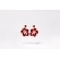 BRINCO FLOR - M - Vermelho