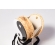 Bolsa de Palha Yin-Yang- Redonda P - Branco com Preto