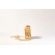 Bolsa Clutch - Folha - Madrepérola Marrom com Claro