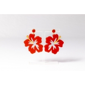 BRINCO FLOR G - Vermelho