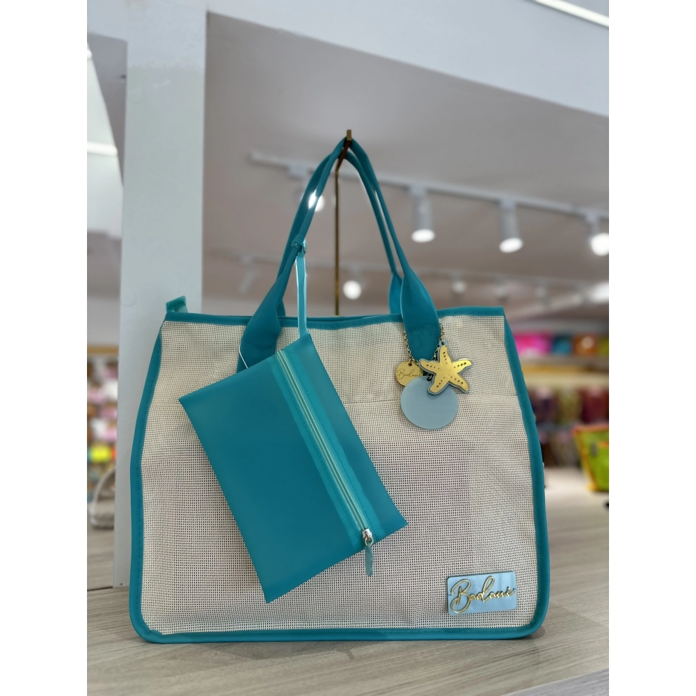 Bolsa beach plástico - Verde