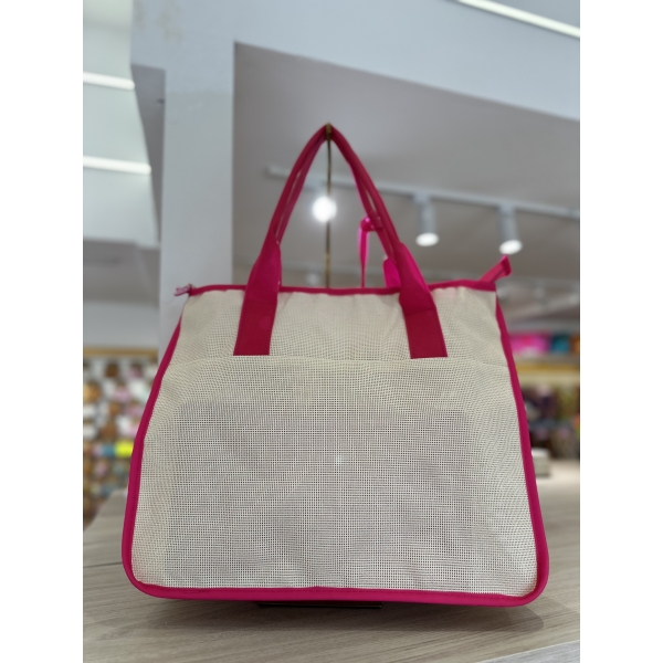 Bolsa beach plástico - Pink