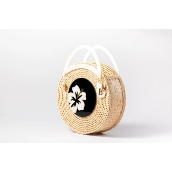 Bolsa de Palha Praia Flor