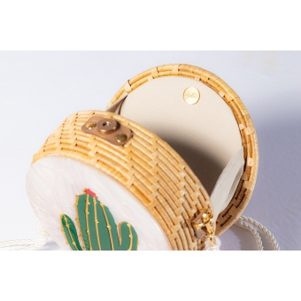 Bolsa de Palha Cacto - Redonda P