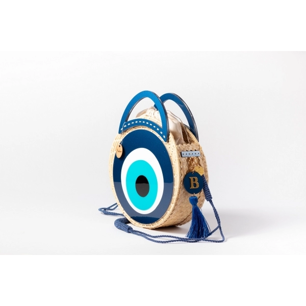 Bolsa Sophia - Olho grego - - Azul