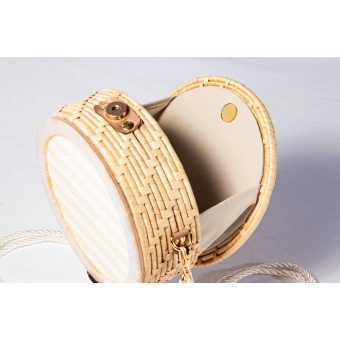 Bolsa de Palha Indonésia- Redonda P