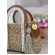 BOLSA HELOISE - Madrepérola claro com marrom