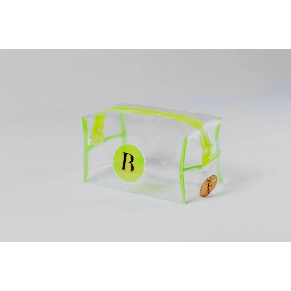 Necessaire Transparente - Verde
