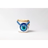Bolsa de Palha Olho Grego - Azul