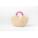 Bolsa de Palha G - Pink com a Palha Clara