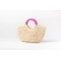 Bolsa de Palha G - Pink com a Palha Clara