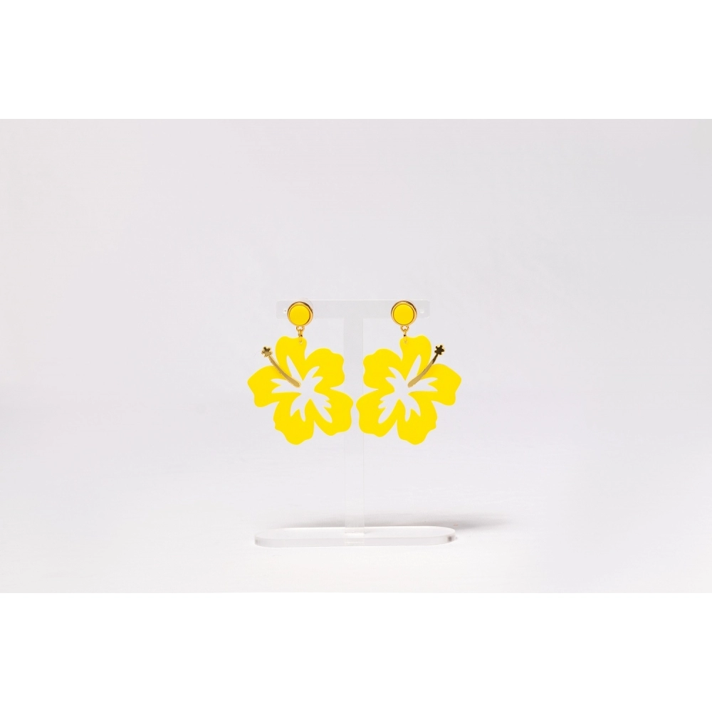 BRINCO FLOR - M - Amarelo