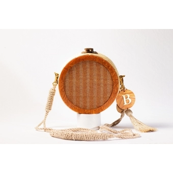 Bolsa de Palha Indonésia- Redonda P