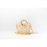 Bolsa de Palha P - Dourada