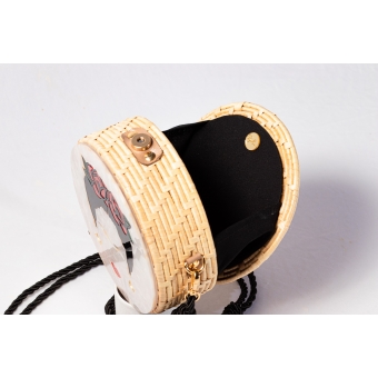 Bolsa de Palha Frida Kahlo - Redonda P