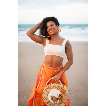 Bolsa de Palha Praia Borboleta