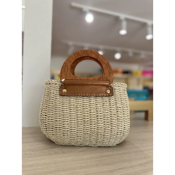 Bolsa Liz - Madrepérola marrom