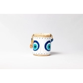 Bolsa de Palha Olho Grego - Azul