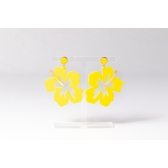 BRINCO FLOR G - Amarelo