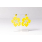BRINCO FLOR G - Amarelo