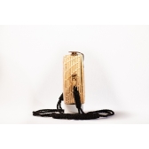 Bolsa de Palha Flor - Redonda P - Madrepérola Claro com Preto