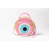 Bolsa Sophia - Olho grego - - Madrepérola rosa