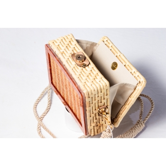 Bolsa Clutch Palha Indonésia