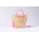 Bolsa de Palha Brisa - Madrepérola Rosa com a Palha Clara