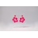 BRINCO FLOR - M - Rosa Neon