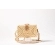 Bolsa Clutch Flor - Madrepérola Marrom com Claro