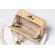 Bolsa Clutch Flor - Madrepérola Claro com Marrom